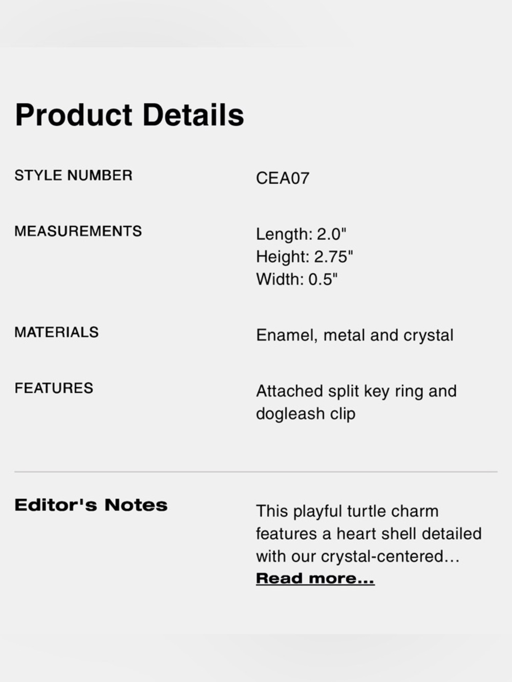 Coach NWOT Turtle Bag Charm - Picture 2 of 5